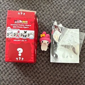 Sonix Sanrio Mini Phone Charm in Red and Pink